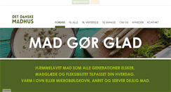 Desktop Screenshot of detdanskemadhus.dk