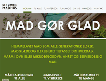 Tablet Screenshot of detdanskemadhus.dk